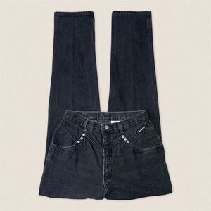 Vintage Western Rockies Rocky‎ Mountain Relaxed Black Jeans 32/13- Size 28 x 36